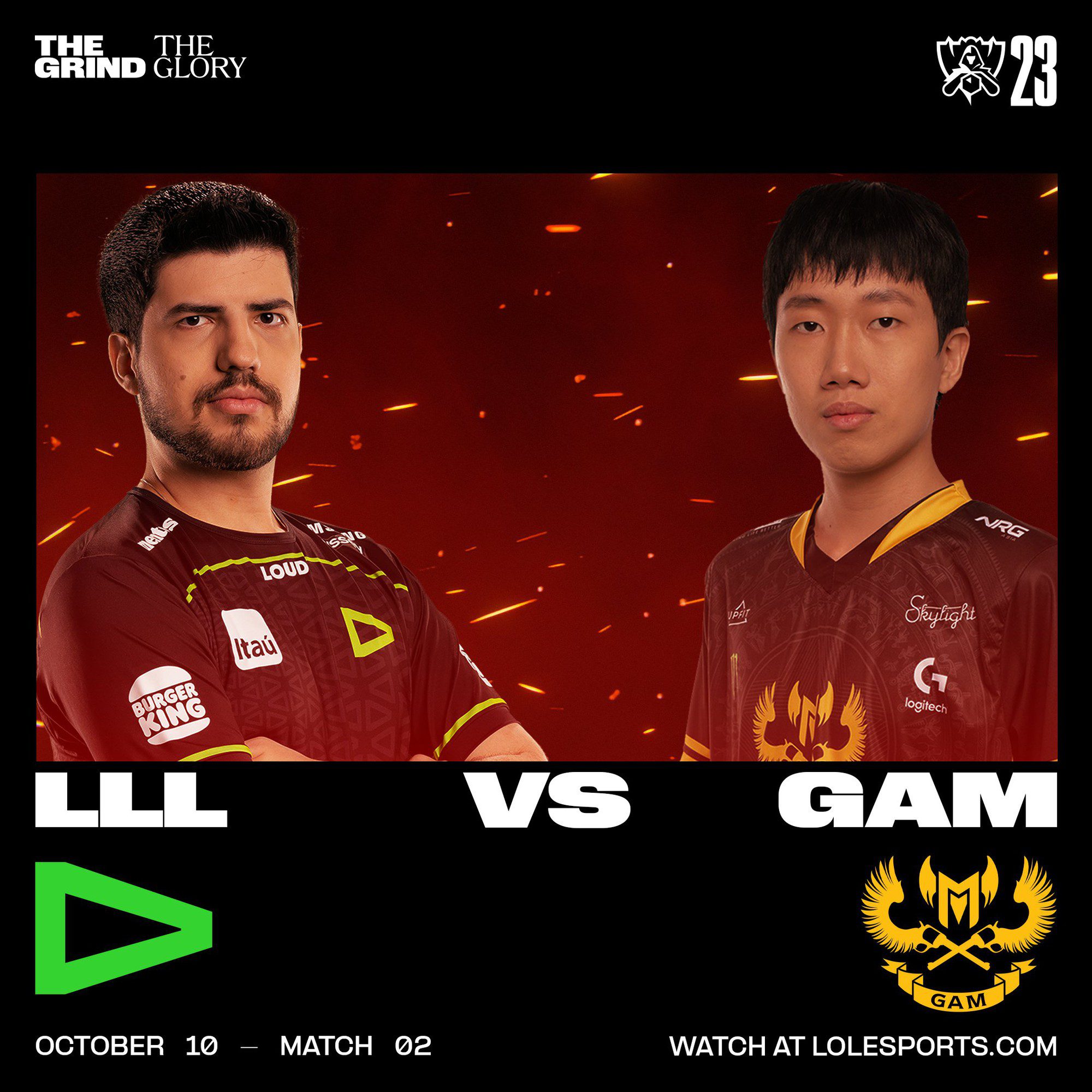 The first opponent of the VCS representative at Worlds 2023 is LOUD