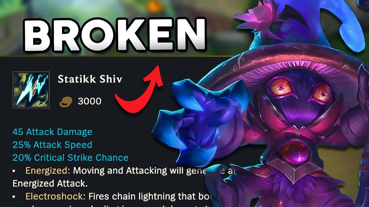 Since its return to League of Legends, Statikk Shiv has become incredibly dominant