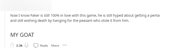 Faker fans are moved because their idol still keeps the passion for a game he has battled for over 10 years