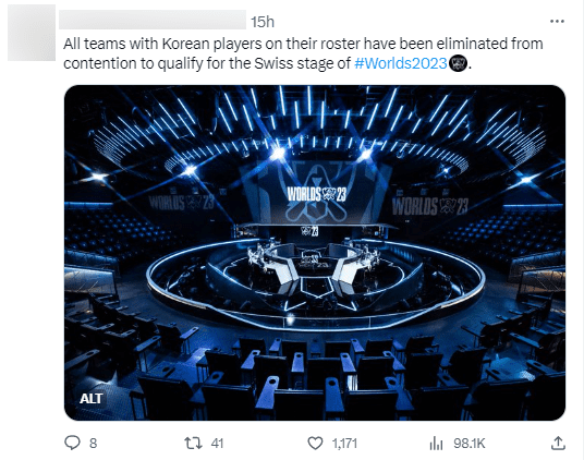 CFO's defeat against BDS also ended the journey of all teams using Korean imports in the Play-In of Worlds 2023