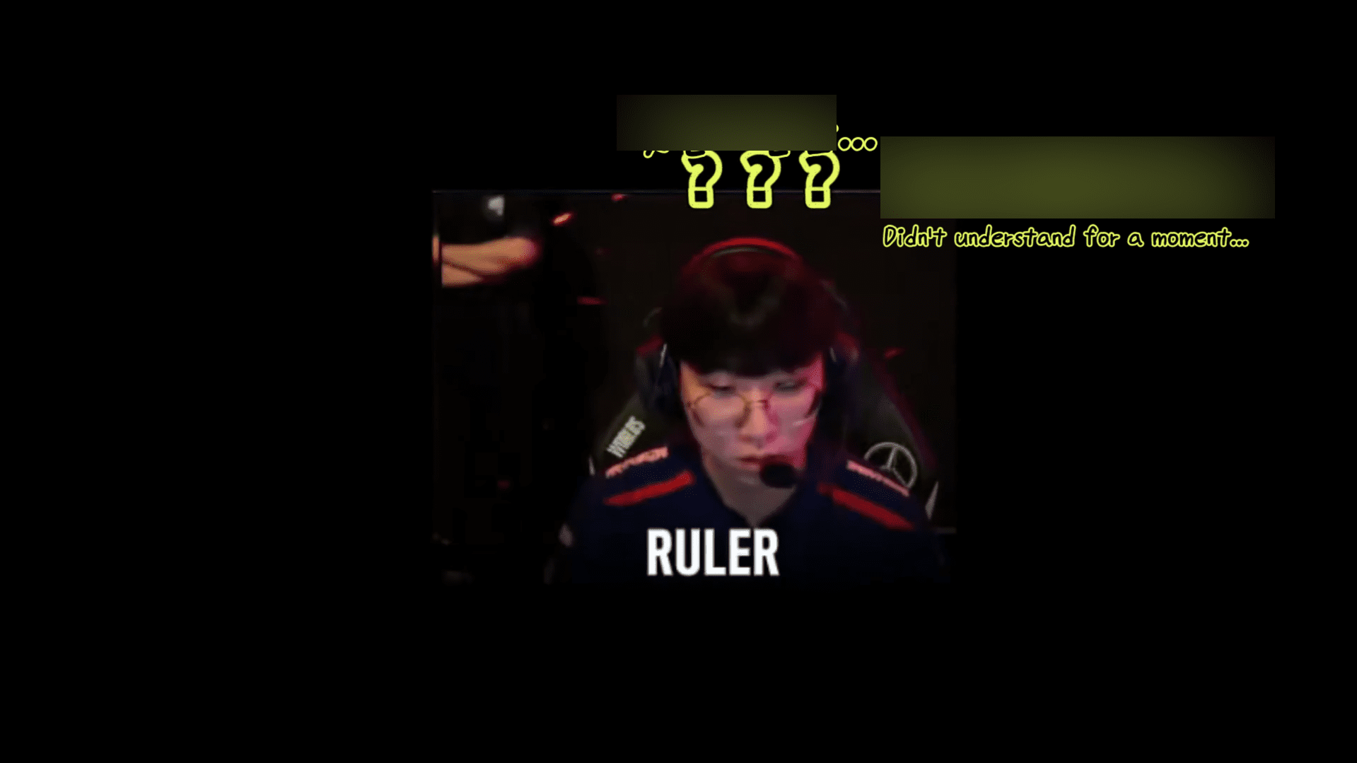 Ruler does not fully understand what his teammates communicate in Chinese