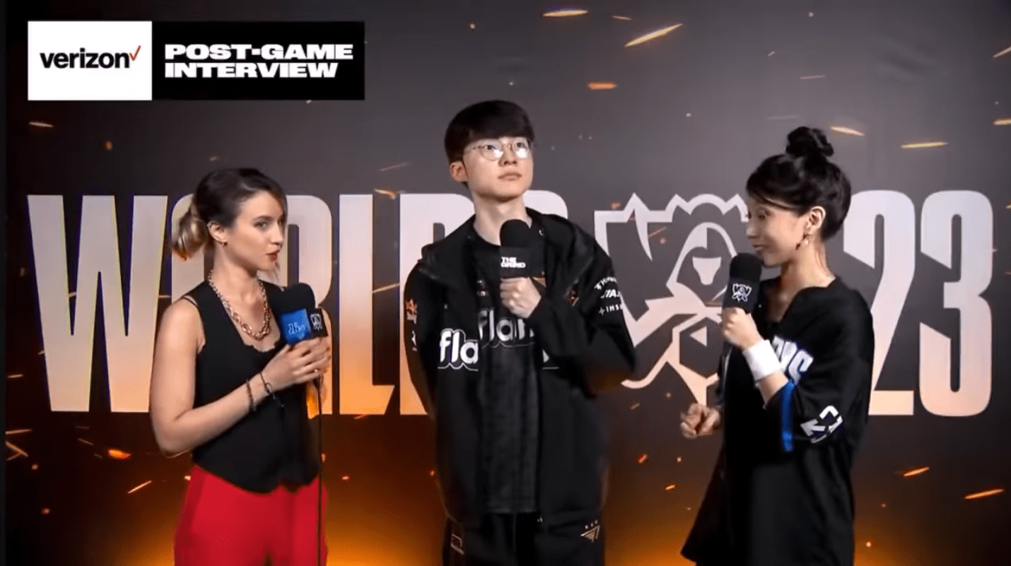...and Faker are shocked by the draw results