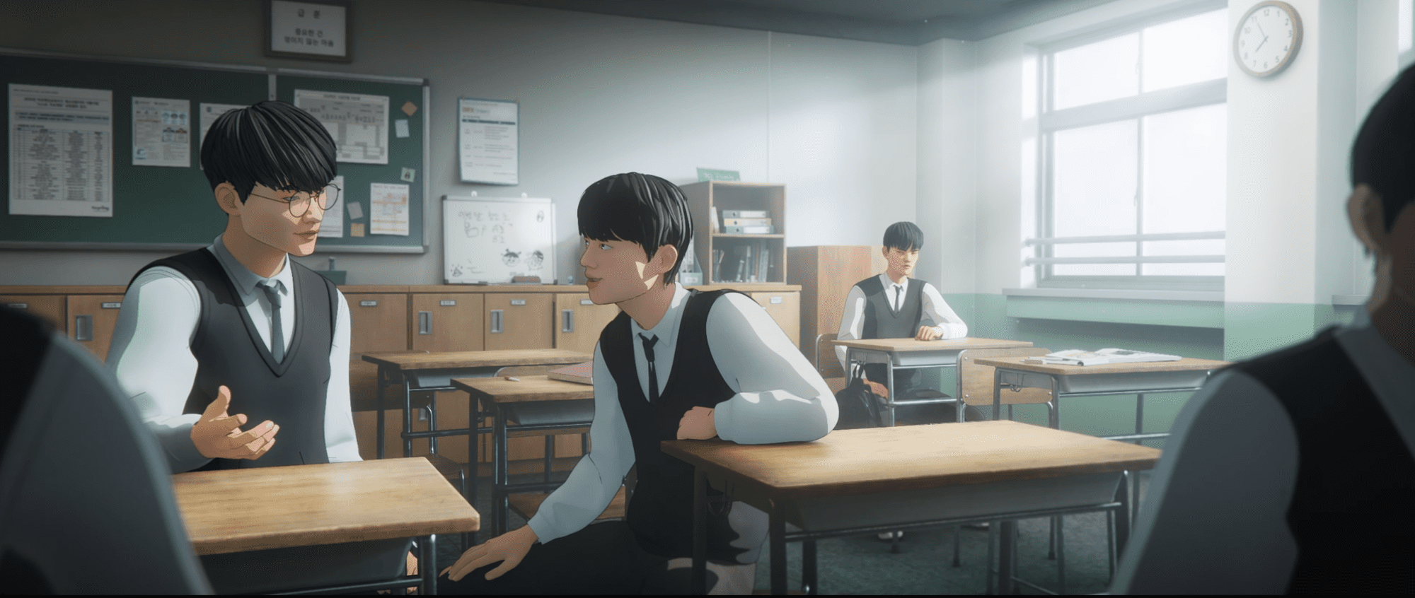 The MV depicts Deft's journey from being a student at the same school as Faker to reaching the pinnacle of glory