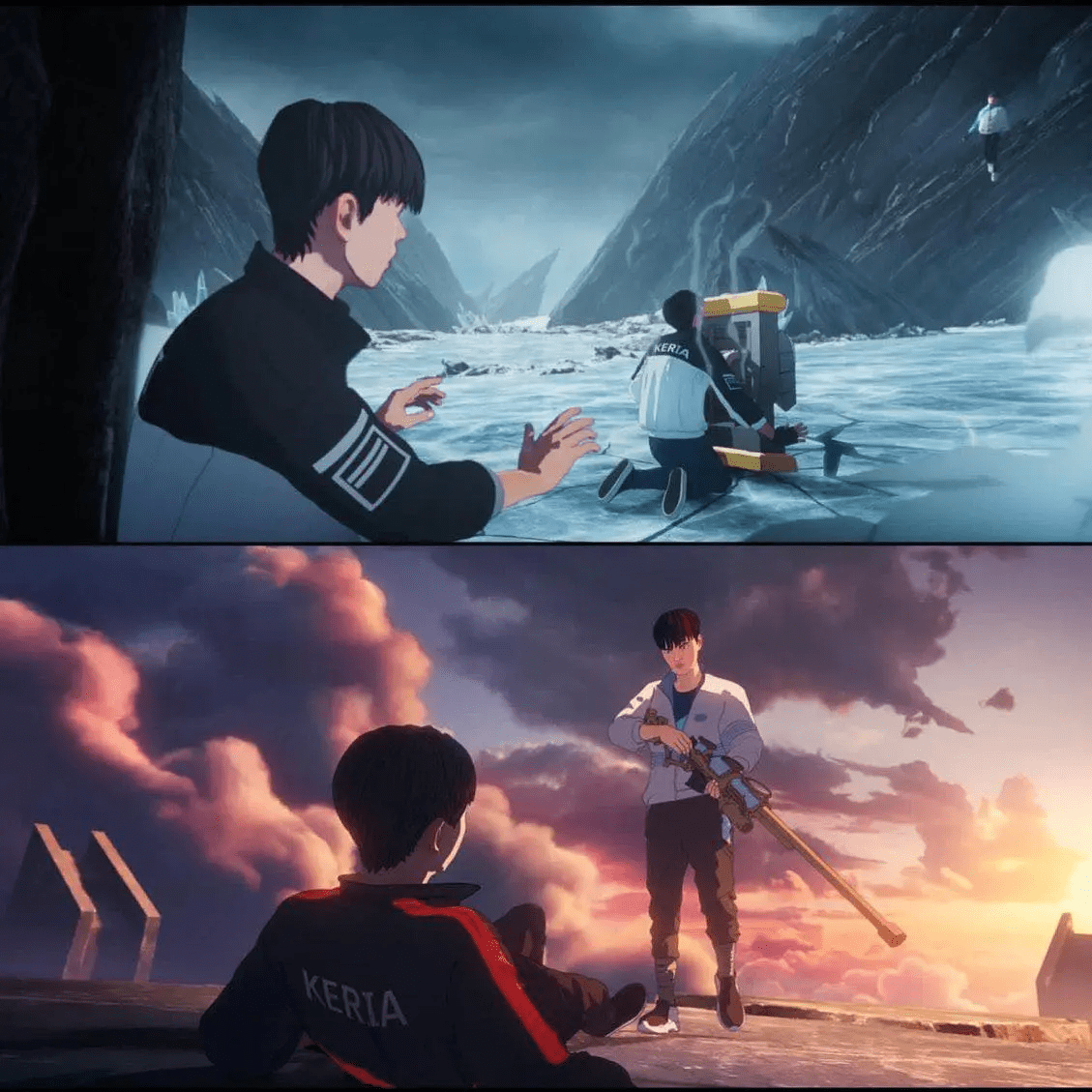 Audiences are thrilled with the interaction between Deft and Keria in the MV