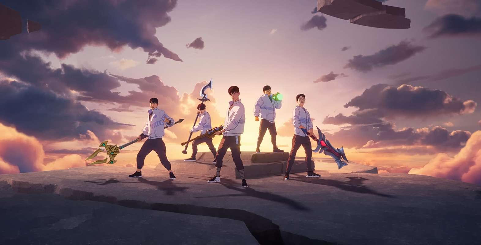DRX has a scene where all 5 members gather