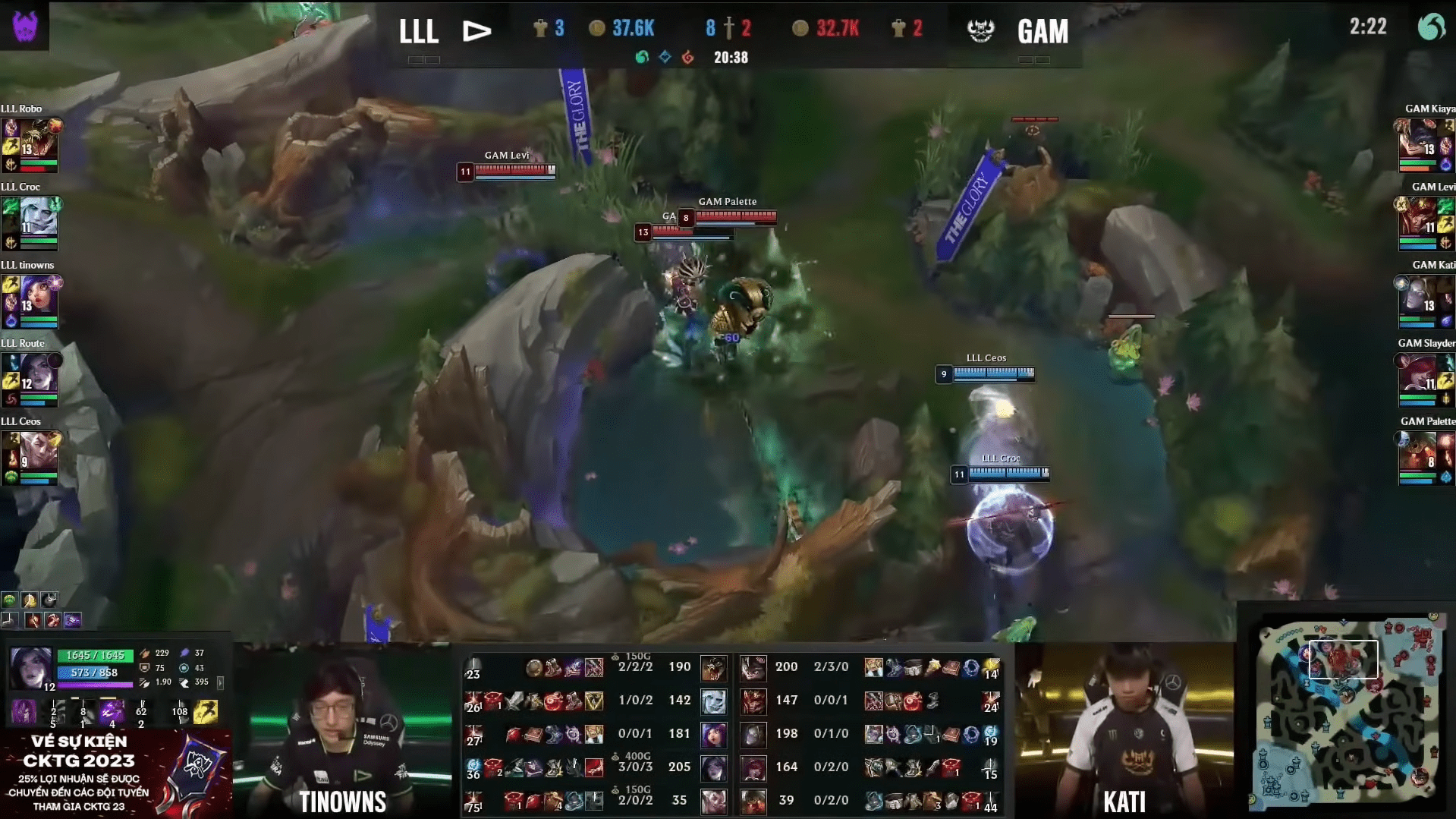 Palette with Nautilus had even less impact than Rakan on LLL