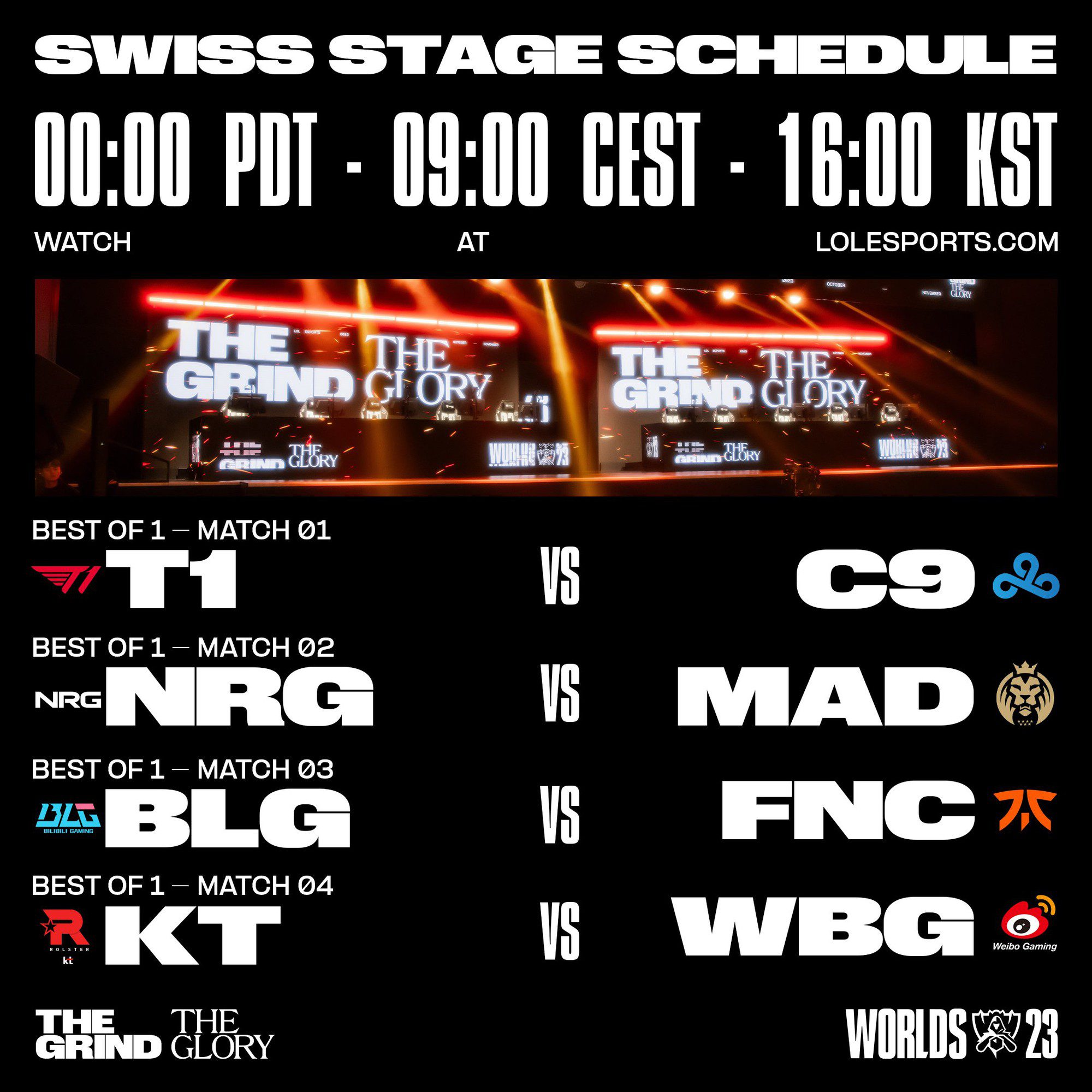 Teams still have a chance to compete for a spot in the Quarterfinals of Worlds 2023