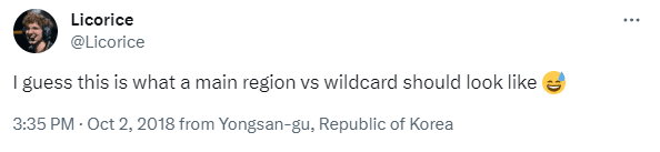 Controversial statement from Licorice after defeating DFM in 2018