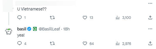 She also asserts that she is Vietnamese