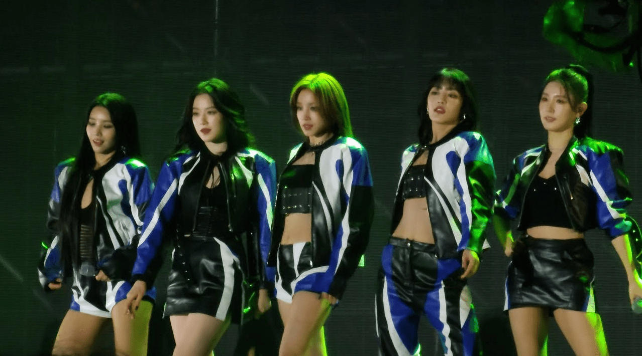 The G(I) - Idle band also had energetic performances at this festival