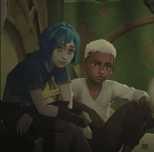 Ekko and Powder (Jinx) in Arcane Season 1 were childhood friends