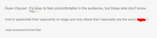 Commentator Kwan Trạch Nguyên stated that the worst thing is not knowing how to respect the opponent