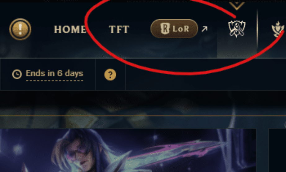 Riot is testing adding a link to Legends of Runeterra in the League of Legends client to attract more players to this game