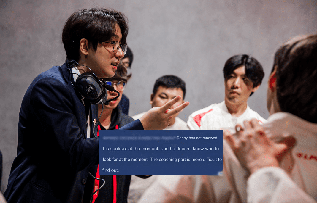 Some sources in the LPL revealed: “Coach Daeny has not yet re-signed with WBG