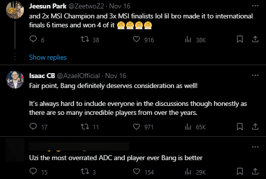 Riot caster Azael had to speak up right in the female host's post