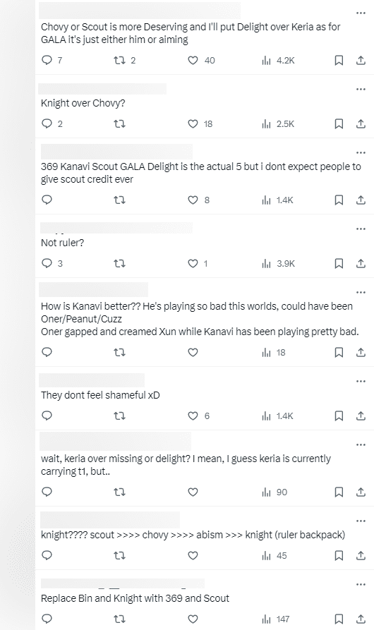 Fans debate about the positions