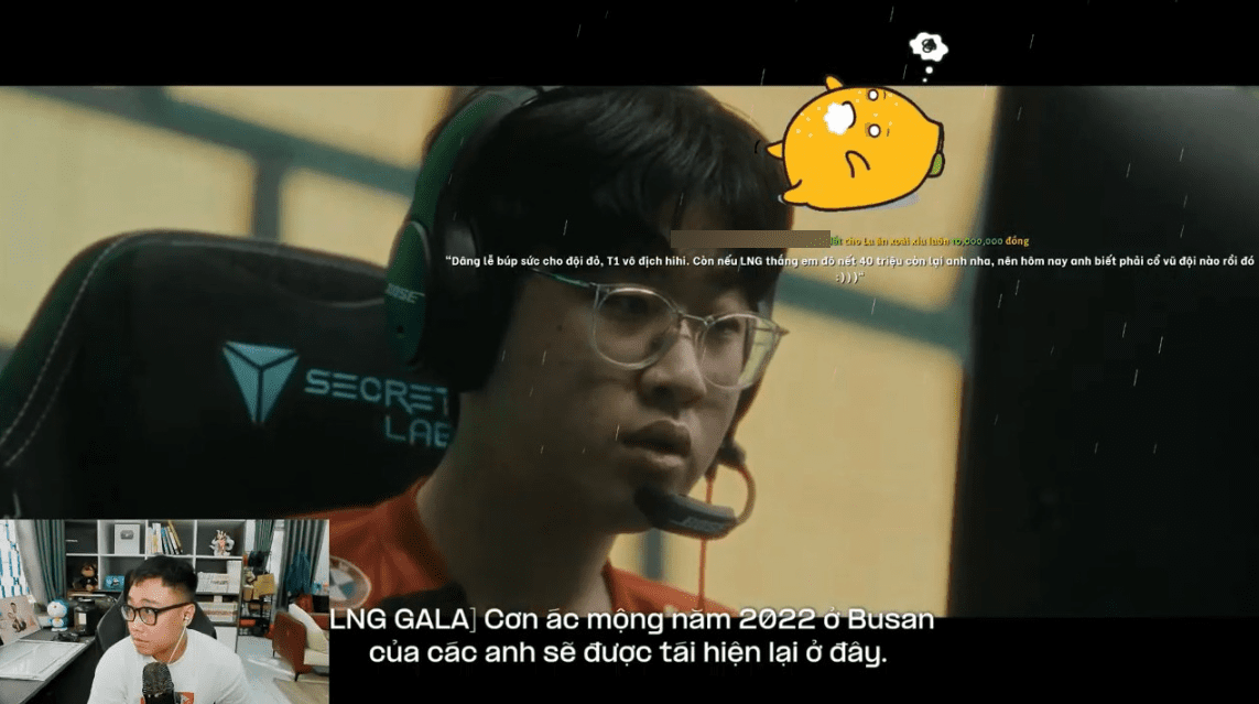 A hardcore T1 fan donated a large amount to 'activate' Hoàng Luân's passive