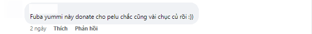 Viewers recognize that this person often donates large amounts to the male commentator