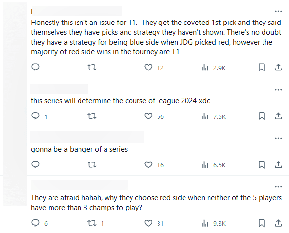 Fans believe JDG truly felt the pressure after witnessing T1's victory over LNG
