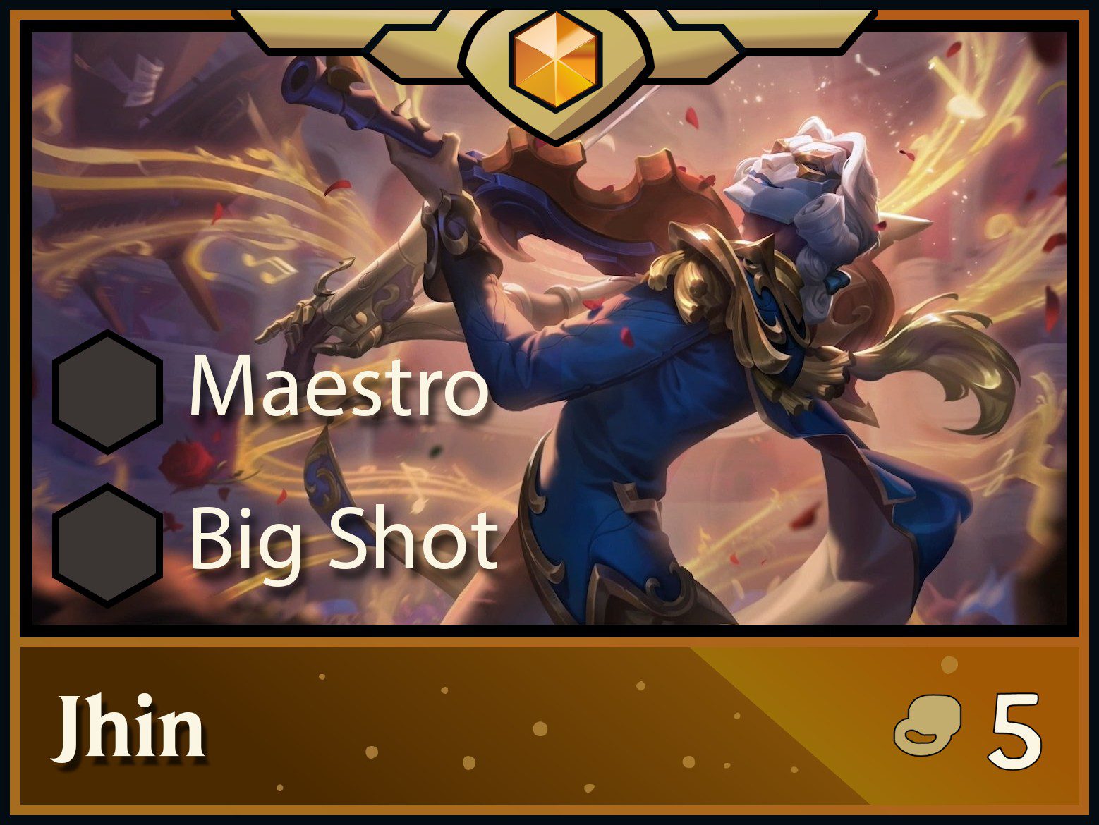 Jhin will hit the 5 gold mark for the first time