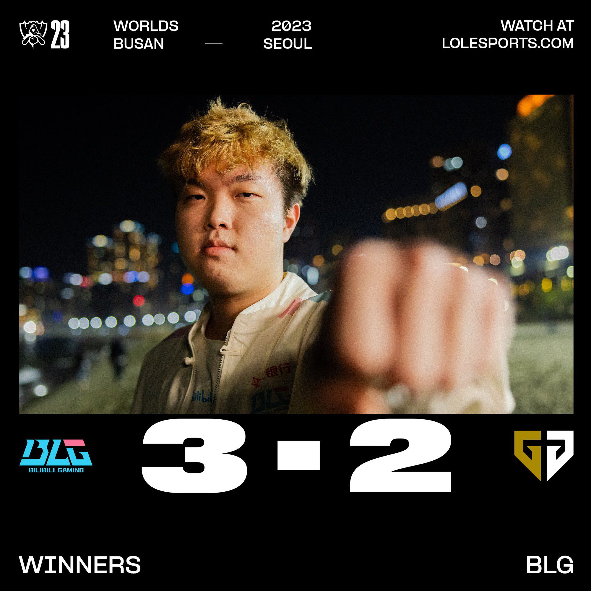 BLG emerged victorious