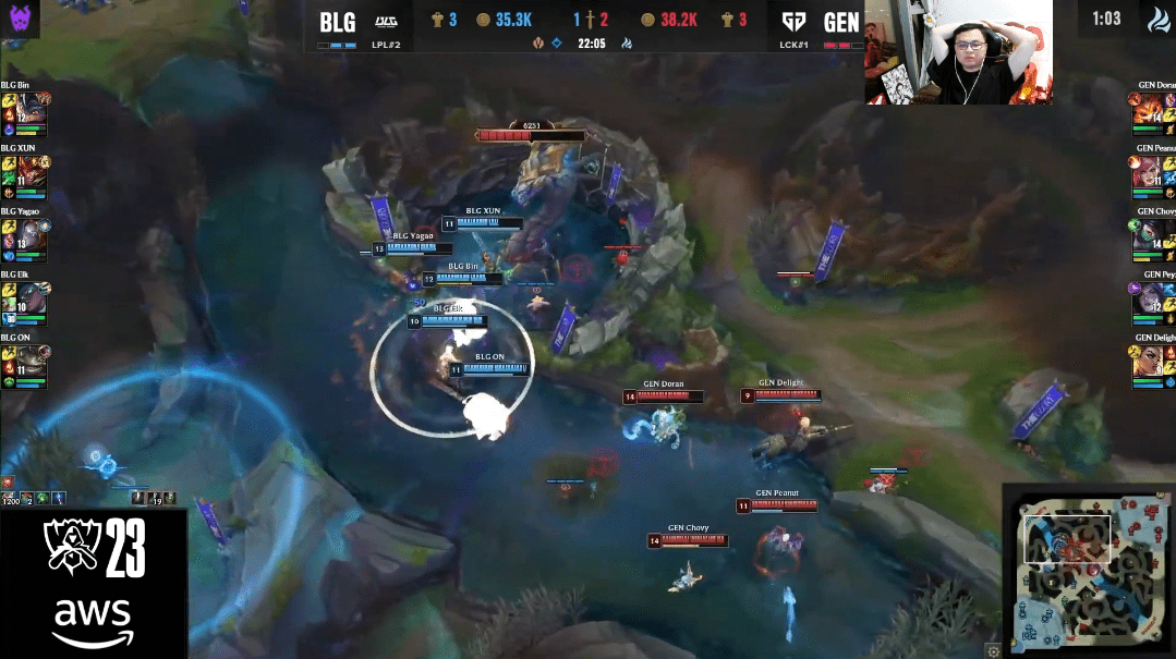 The fight situation without Gen.G's Mega Gnar