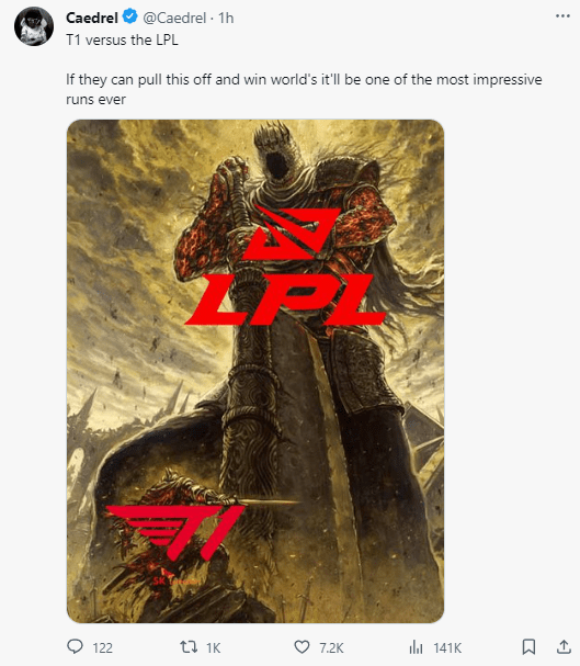 Famous KOLs also mention T1