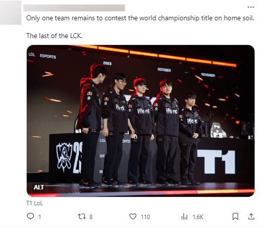The burden of winning weighs heavily on T1