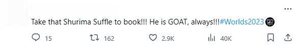 Put that play into textbooks!!! He is the GOAT, always!!!
