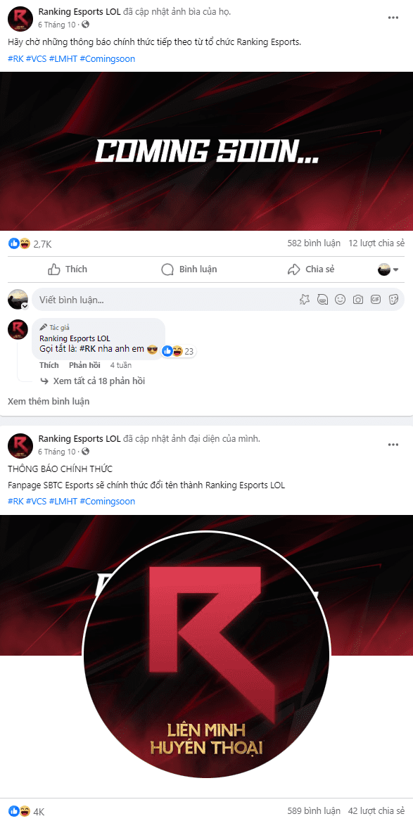 Ranking Esports appeared with much fanfare