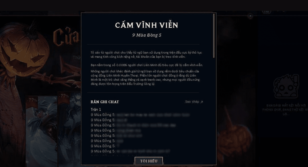 Toxic players can receive permanent account bans