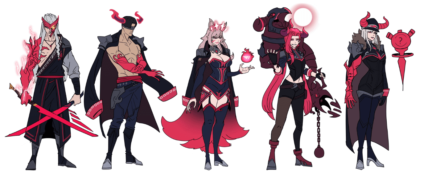 The idea for T1's skin line themed 'Demon Legion' has attracted fans' attention