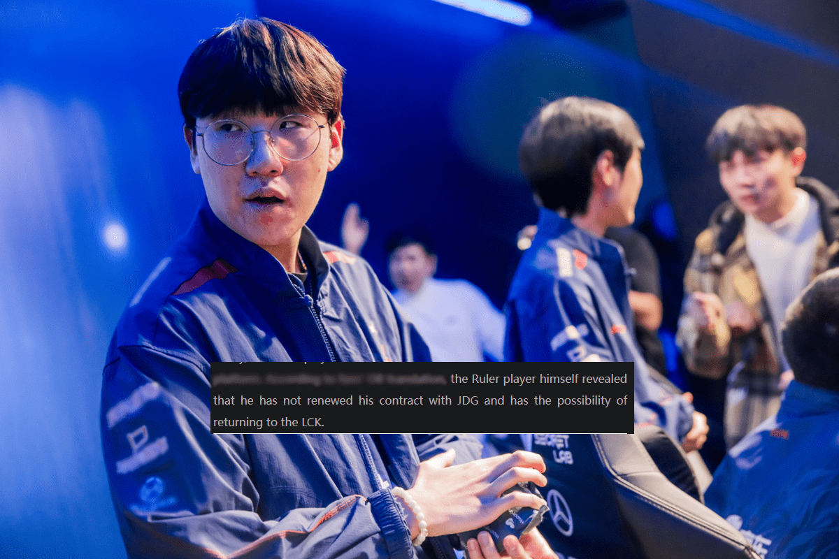 Ruler recently admitted: 'I haven't re-signed with JDG. I may return to LCK in the future'