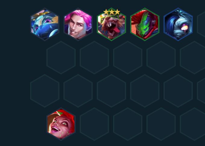 A level 6 team composition with 3-star Twitch will help players secure winning streaks quite easily