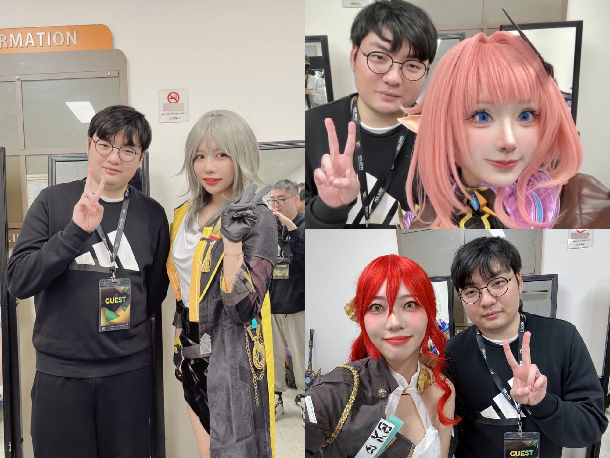He was gifted a VIP ticket by HoYoVerse to check-in with cosplayers at a recent event