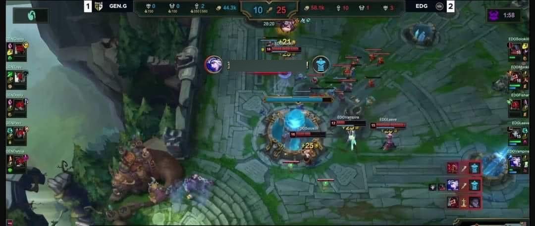 And they continue to lose to another LPL team, EDG