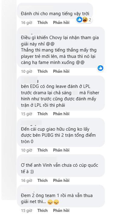 Many fans expressed confusion over why Chovy had to participate in such a 'meaningless' tournament