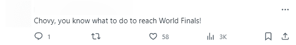 'Chovy, do you know what you need to do to reach the finals of Worlds?'