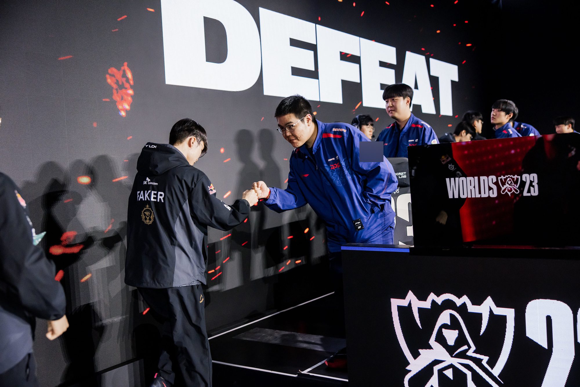 JDG players remained composed after their loss to T1