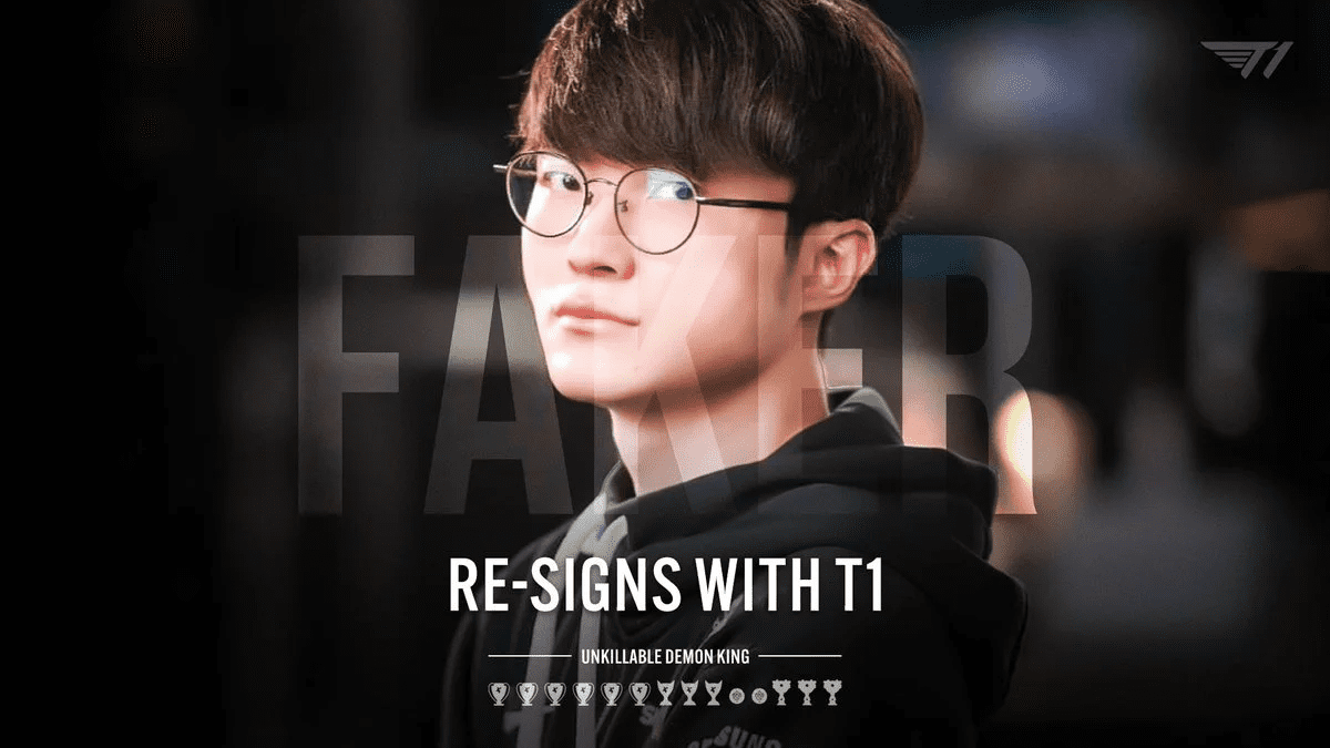 The contract renewal deal with Faker in 2021 attracted attention