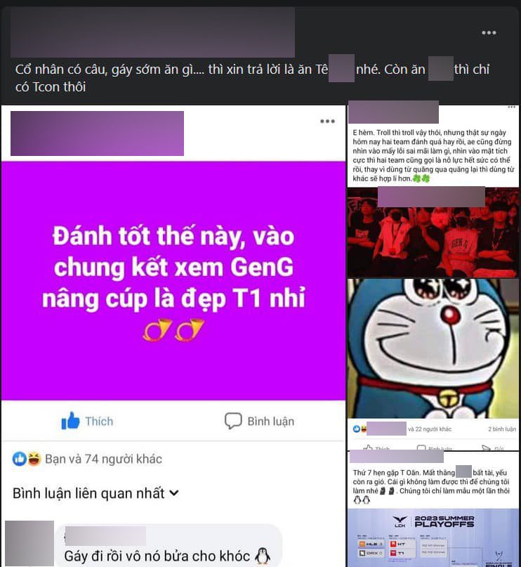 Numerous posts 'pressing' T1 after each match, whether they win or lose