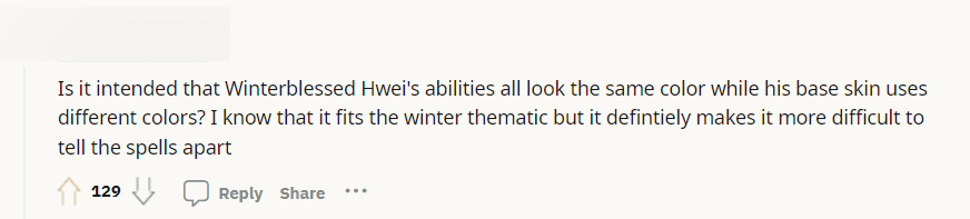 Players admit that Hwei's skill set looks too similar in the new skin