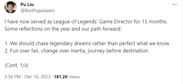 Riot's League of Legends director shares future plans for the game