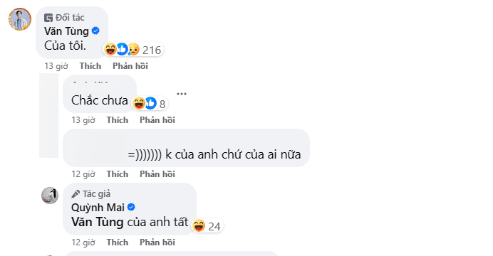 Commentator Văn Tùng does not forget to 'claim his wife' and Mai Dora also enthusiastically 'jumps in'