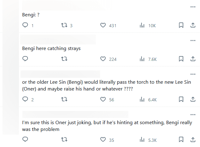 Many fans expressed their excitement, but some think Oner is just joking, yet Riot could implement an effect reminiscent of SKT T1 Lee Sin passing to T1 Lee Sin