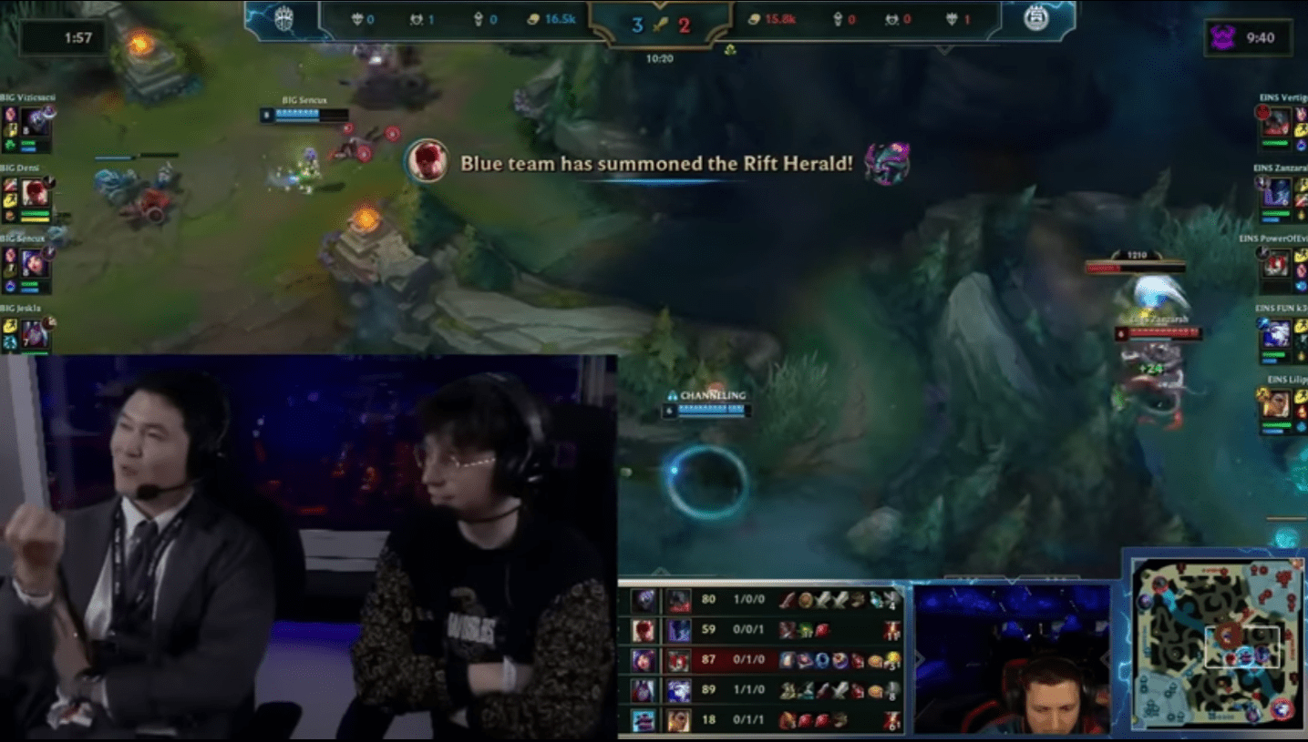 T1's COO (left) reveals the team has a very tight schedule