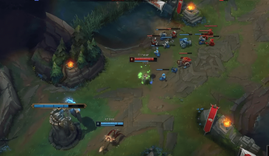 From the laning phase, Faker consistently created significant pressure on Bdd