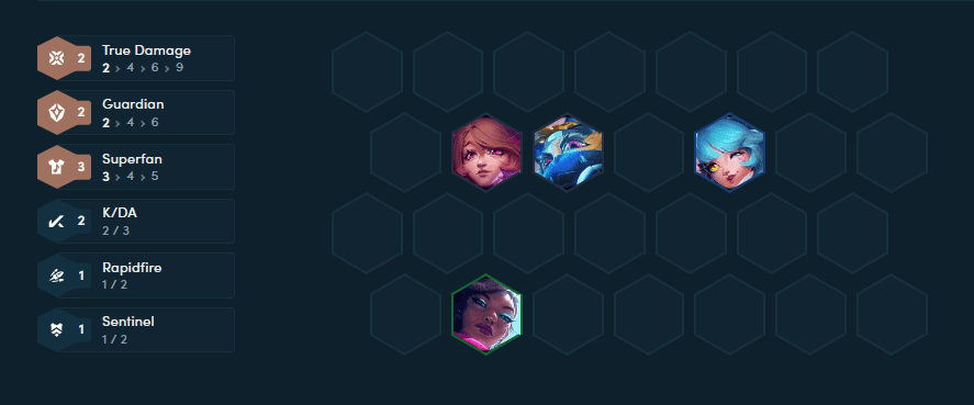 Early game composition