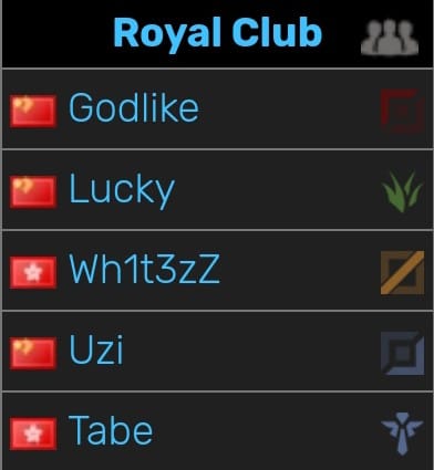 Tabe was a former teammate of Uzi in the loss against SKT T1 at the 2013 World Championship