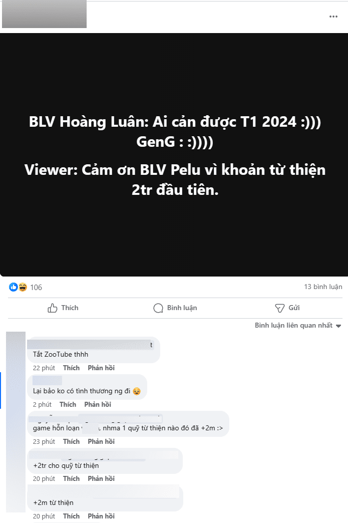 Commentator Hoang Luan in the spotlight